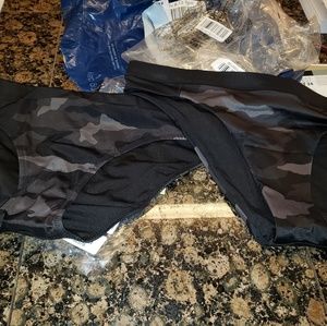 2 Athleta Freestyle camo bikini bottoms